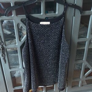 Eight Sixty Glittery Black Camisole